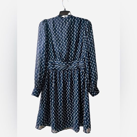 & Other Stories Navy and White Mock Neck‎ Sundress - Size 6 - Picture 3 of 13